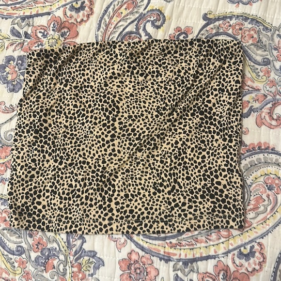 AMERICAN EAGLE CHEETAH TUBE TOP - Picture 1 of 2